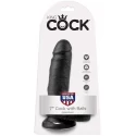 Realistyczne dildo Cock 7 Inch W/ Balls (3 kolory)