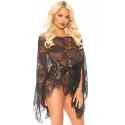 Lace kaften robe and thong
