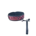 BTB FETISH COLLAR WITH LEASH BLACK