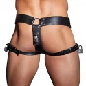 Leder herren string