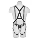 King cock hollow strap-on suspender system 30.50 cm. - flesh