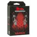 Squeeze silicone nipple clover clips with heavy chain - blal