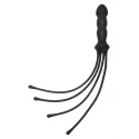 The quad silicone whip - black