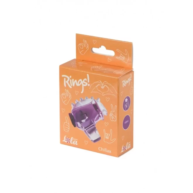 Vibrating sleeve for finger Chillax Purple