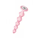 Anal bead with crystal Emotions Buddy Pink