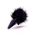 TEMPTASIA BUNNY TAIL POM PLUG BLACK