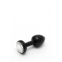 CRYSTAL PLUG SMALL BLACK CLEAR