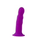 SOLID LOVE PREMIUM RIBBED DILDO PURPLE