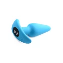 21x vibrating silicone butt plug with remote control