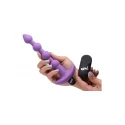 Vibrating silicone anal beads & remote control