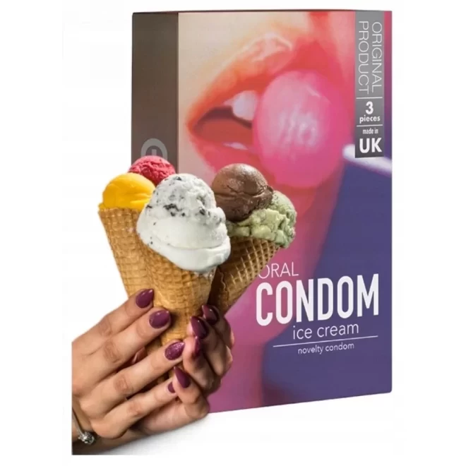 Prezerwatywy EGZO Oral condom ICE CREAM 3pc