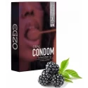Prezerwatywy EGZO Oral condom BLACKBERRY 3pc