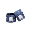 Denim ankle cuffs - roughend denim style