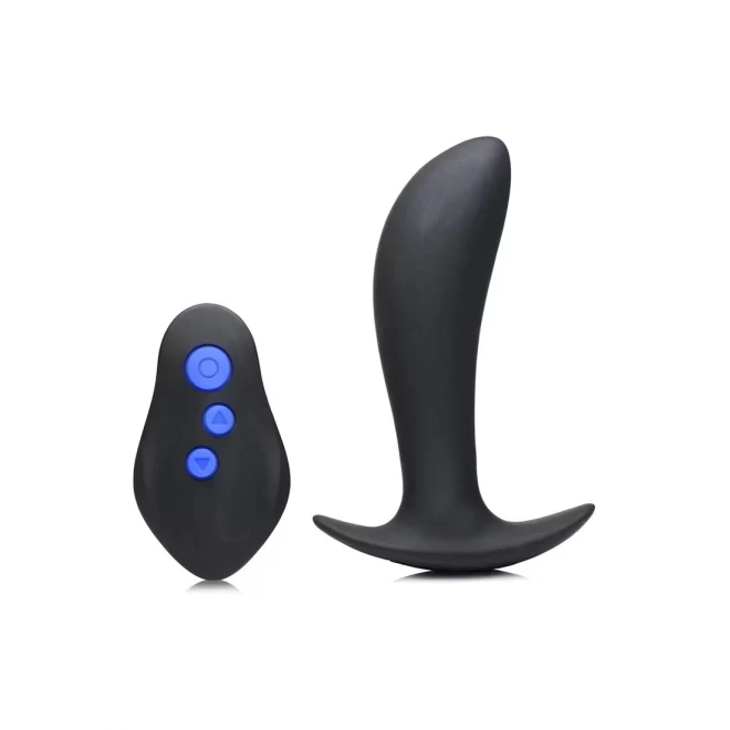 Pro-shocker 8x vibrating & e-stim silicone prostate plug