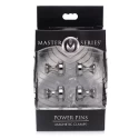 Black line | magnetic power pins nipple clamps