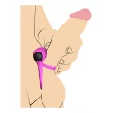 Silicone cock ring & bullet with remote control