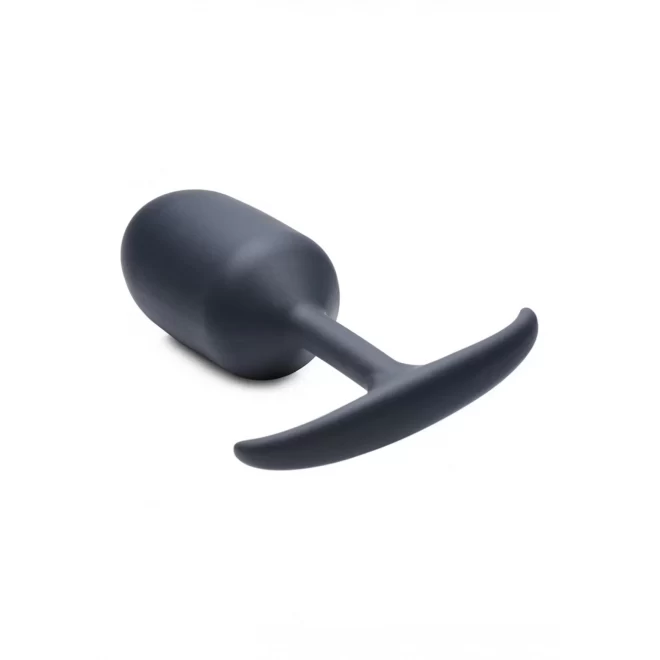 Premium silicone weighted anal plug - xl