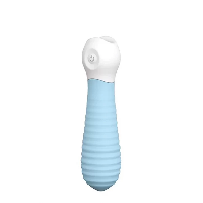 VIBES OF LOVE RIBBED BABY BOO BLUE