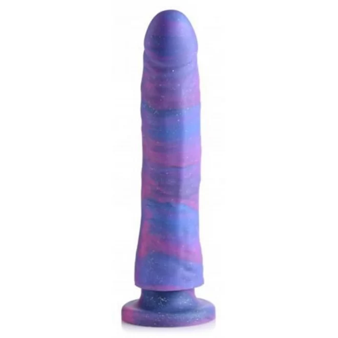 Magic Stick Silicone Dildo With Glitter - 24 cm