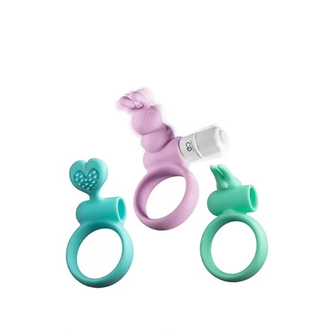 LOVE 3PC SILICONE ORNAMENT WITH BULLET