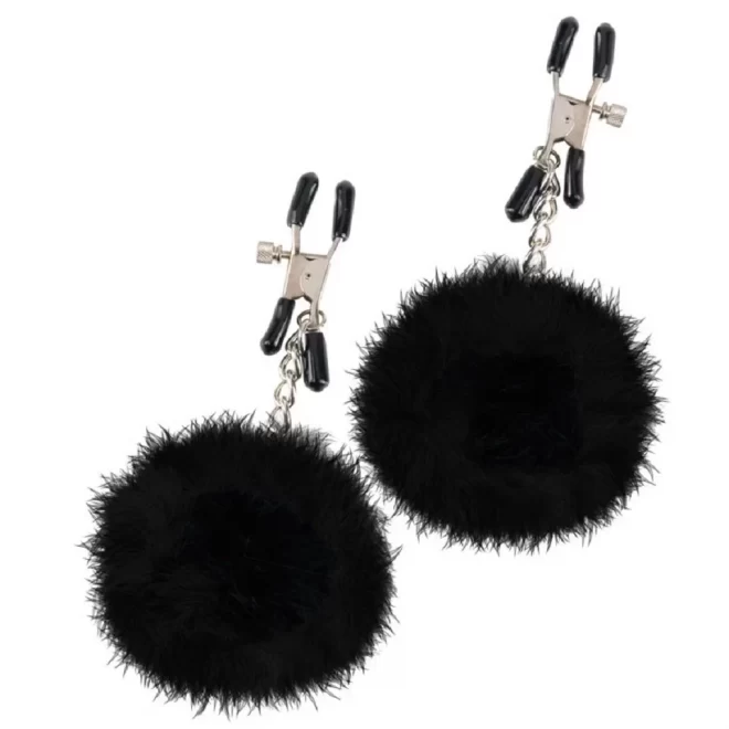 Klipsy na sutki Pom Pom Nipple Clamps