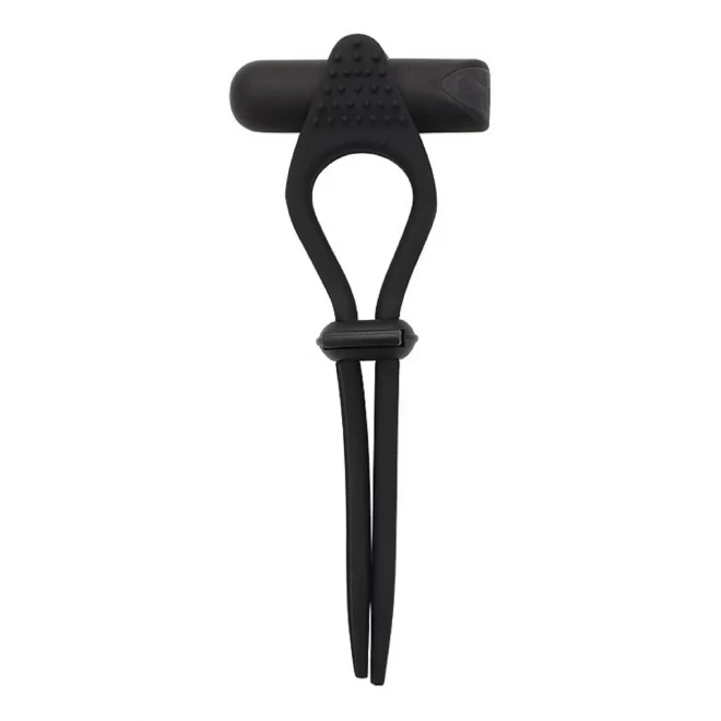 RINGS OF LOVE ADJUSTABLE COCKRING BLACK