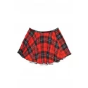 Fuck Off Skater Skirt - Plaid