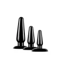 ANAL ADVENTURES BASIC PLUG KIT BLACK