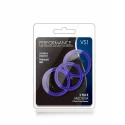PERFORMANCE VS1 COCK RINGS MEDIUM INDIGO