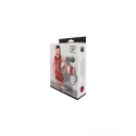 GP PRINTED DATEX STRIPED DRESS RED, L