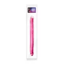 B YOURS 14"DOUBLE DILDO PURPLE