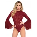 Lace bell sleeve teddy 