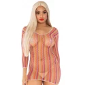 Zigzag multicolour mini dress