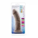 AU NATURAL 8INCH DILDO VANILLA