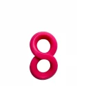 LIT-UP 8-RING LIQUID SILICONE PINK