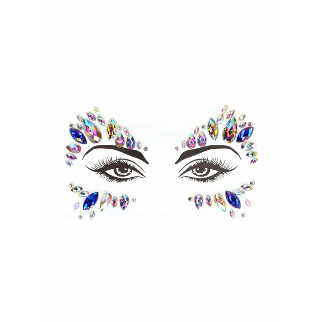 Dazzling eye sparkle bling sticker