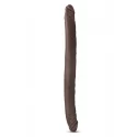 DR. SKIN 16INCH DOUBLE DILDO CHOCOLATE