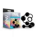 Anal Adventures Platinum - Silicone Anal Beads - Large