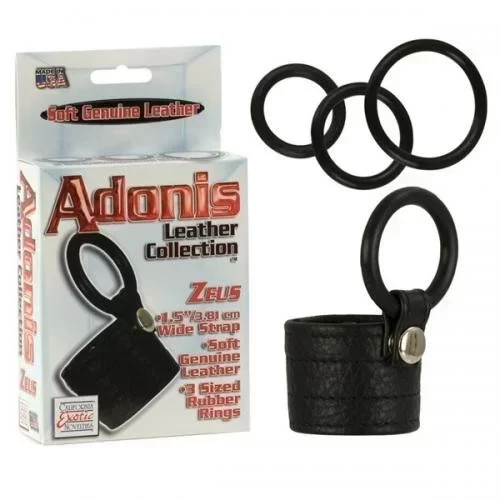 Pierścień erekcyjny Adonis Leather Ring Zeus