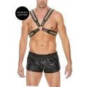 Men's pyramid stud body harness - one size