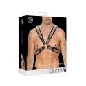 Men's pyramid stud body harness - one size