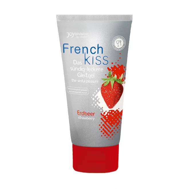 Truskawkowy żel do miłości oralnej French Kiss Erdbeer 75 ml