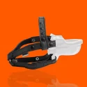 [tpr] watersport strap-on gag - white