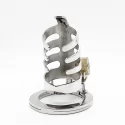 The classic stainless steel cock cage