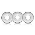 [tpr] ringer cock ring 3-pack - clear