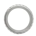 Stainless steel tire donut cockring - large - 40 mm.