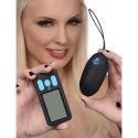 Zeus e-stim pro - vibrating + e-stim silicone egg w. remote