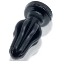 [sil] airhole ff finned buttplug - black