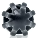 [sil] airhole ff finned buttplug - black
