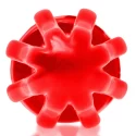 [sil] airhole small finned buttplug - red